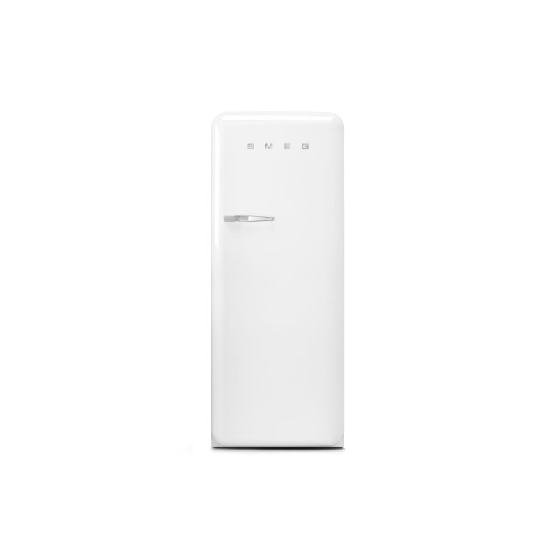 SMEG 50s Style 24'' Top Freezer 9.92 cu. ft. Refrigerator, White, Right