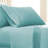 Southshore Fine Linens Vilano Extra Deep Pocket Pleated Sheet Set, Double-Brushed Microfiber 21-Inch Deep Pocket Sheets with Pleated Hem, 2 Pillowcases, King, Sky Blue-2016060815-2016060805