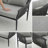 The Rope Patio 3-seater Sofa with Cushions & Armrest & Backrest