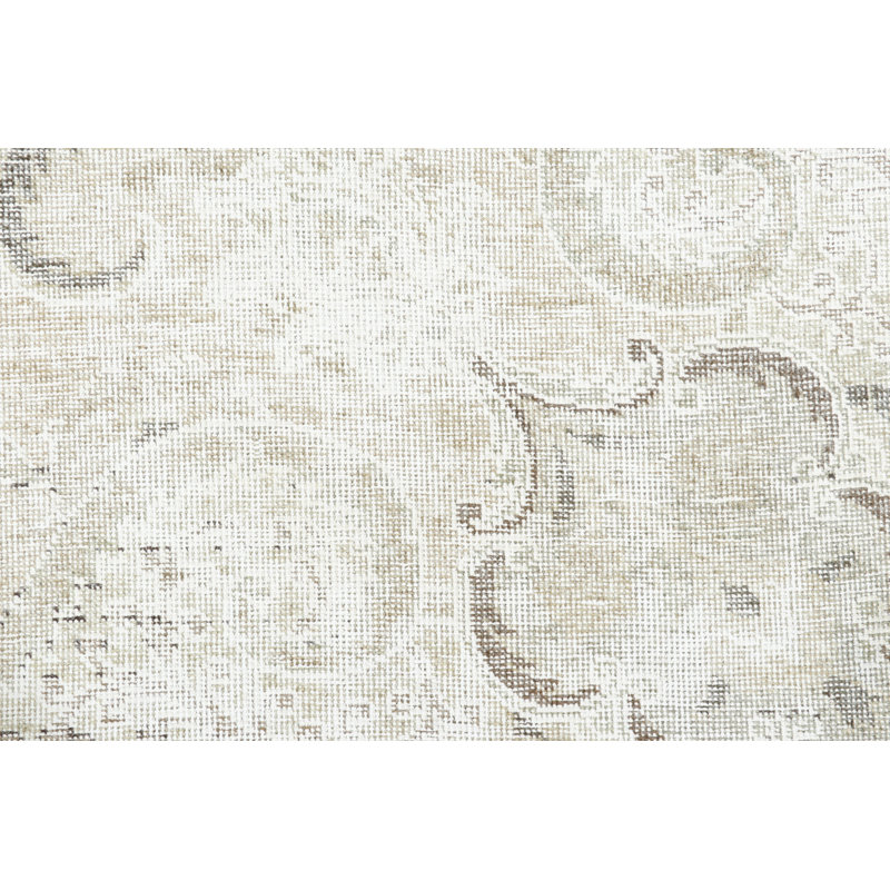 Distressed One-of-a-Kind 9'1X11'11 Hand Knotted Area Rug
