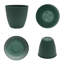 Jardinière intérieure / extérieure en plastique recyclé Dayton avec soucoupe attachée-1268043353-1215370455