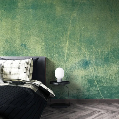 Green Concrete Texture Wall Mural