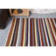 Tapis 4 x 6,2 pi, tapis antiques arc-en-ciel, kilim, tapis rétro, tapis turcs, tapis neutre, tapis frais