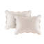 Courtepointe réversible à bords festonnés en rosé - 3 pièces, microfibre, rembourrage 90% coton, literie légère réversible, bords, attrayant-117329203-117329207