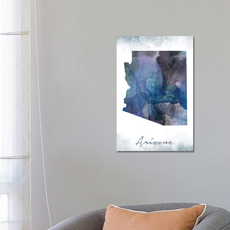 Arizona State Bluish - Wrapped Canvas Print, 66.04cm H x 45.72cm W