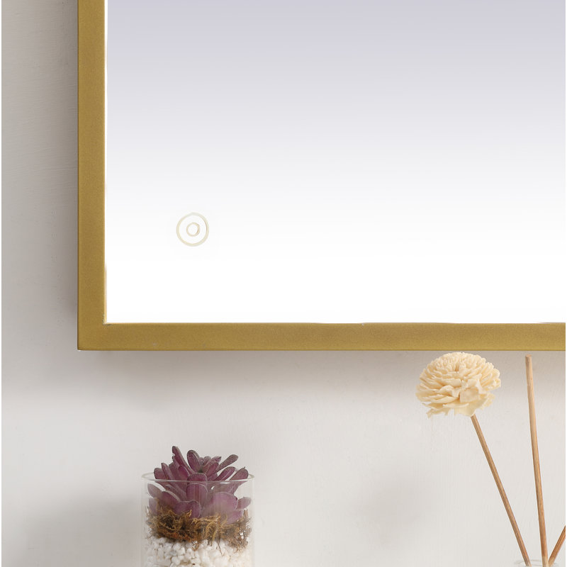 Miroir Piche, 27 po x 36 po, Laiton