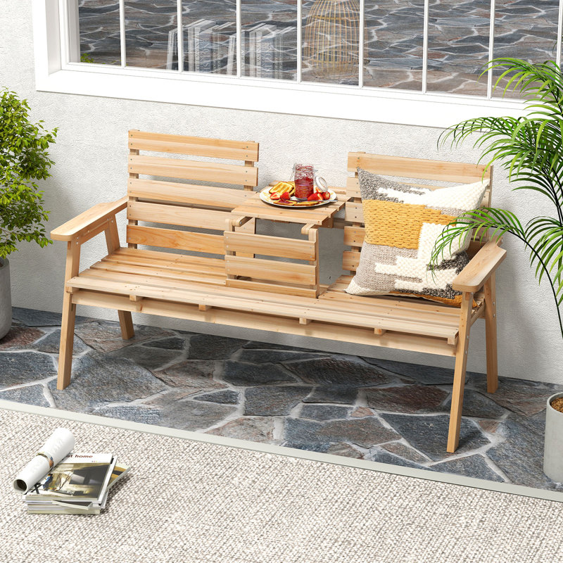Wood Outdoor Bench