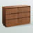 Dejesus 6-Drawer Dresser 47"W Double Dresser With Waveform Fluted Panel