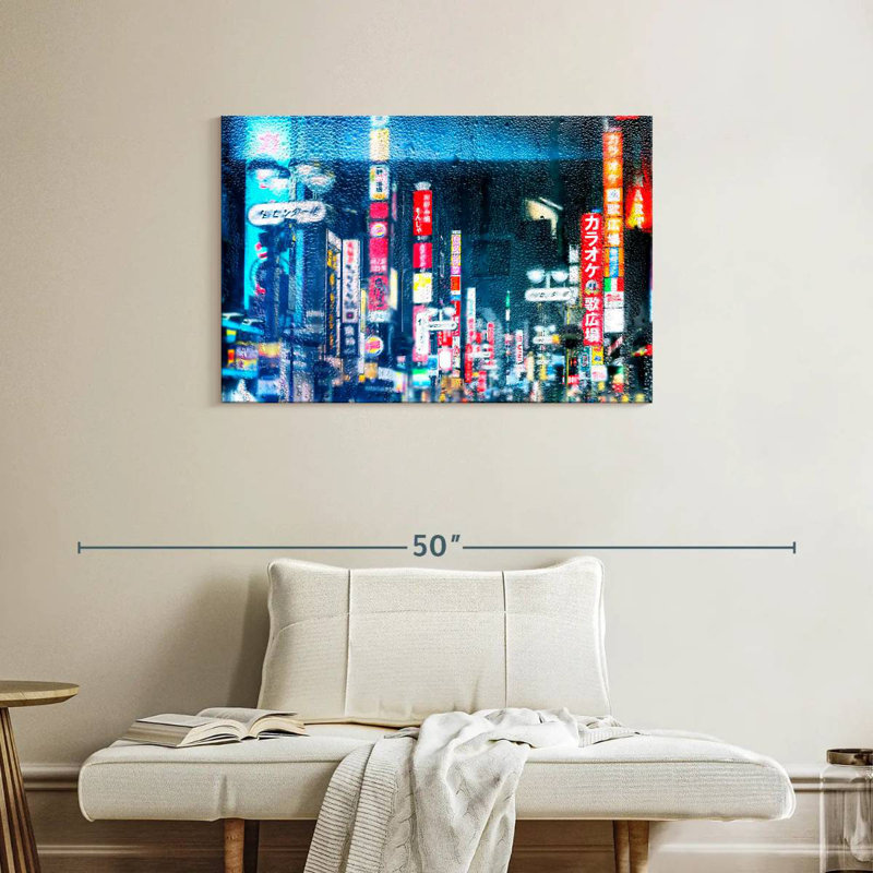Sireci Tokyo Bluish Reflection, 24" H x 36" W