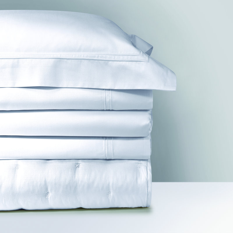 Triomphe Pillow Case, Standard Pillowcase, Blanc