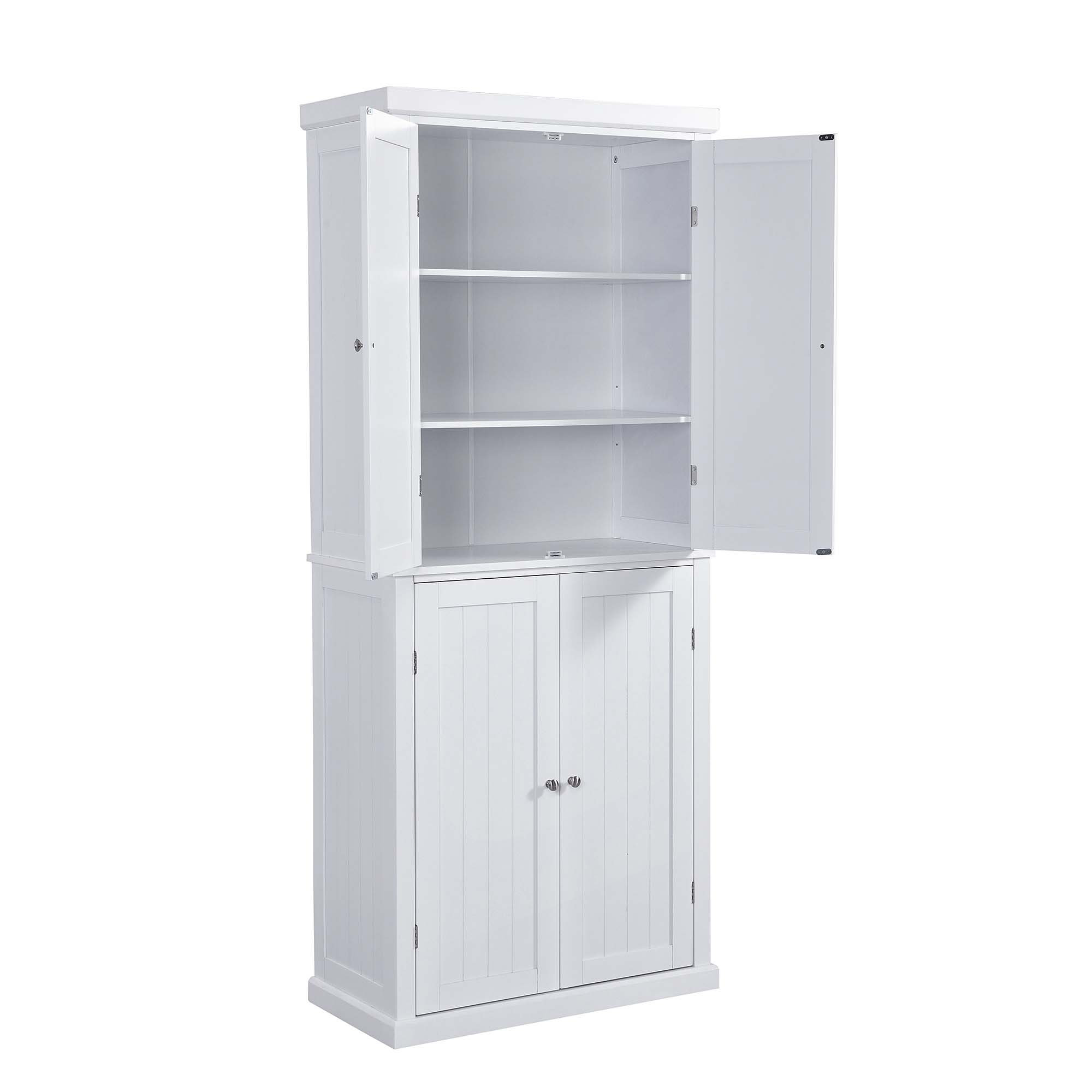 https://assets.wfcdn.com/im/83212441/compr-r85/2453/245315706/freestanding-tall-kitchen-pantrystorage-cabinet-organizer-with-4-doors-and-adjustable-shelves.jpg