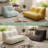 Castille Lazy Sofa Bean Bag Chair Compression Floor Sofa Couch Fireside Lounger Accent Chair for Living Room, Bedroom, Apartment (Available in Multiple Colors)-55656215