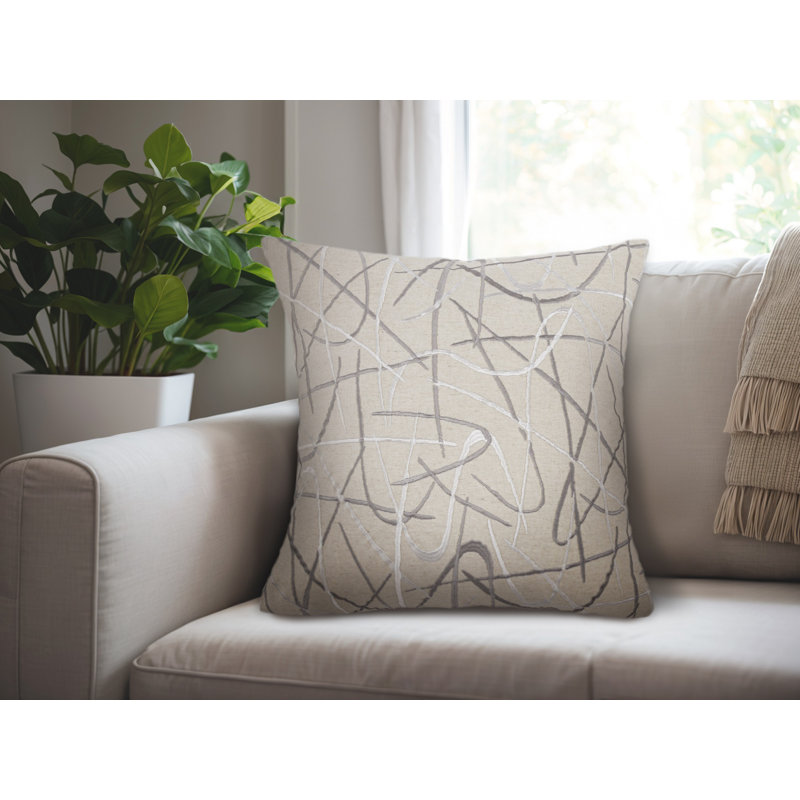 Exposition Linen Square Pillow Cover & Insert