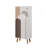 Modern Hallway Furniture Set, 100% Melamine Coated Particle Board, Shoe Cabinet (19.7 x 53.1 x 15.0 inches) & Velvet Bench (41.3 x 19.7 x 15.7 inches) | Stylish White & Stone Colors, Wooden Legs, Geometric Design for Elegant Entryways