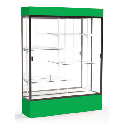 Spirit Series 80" H x 60" W Aluminum Display Case with Lighting 