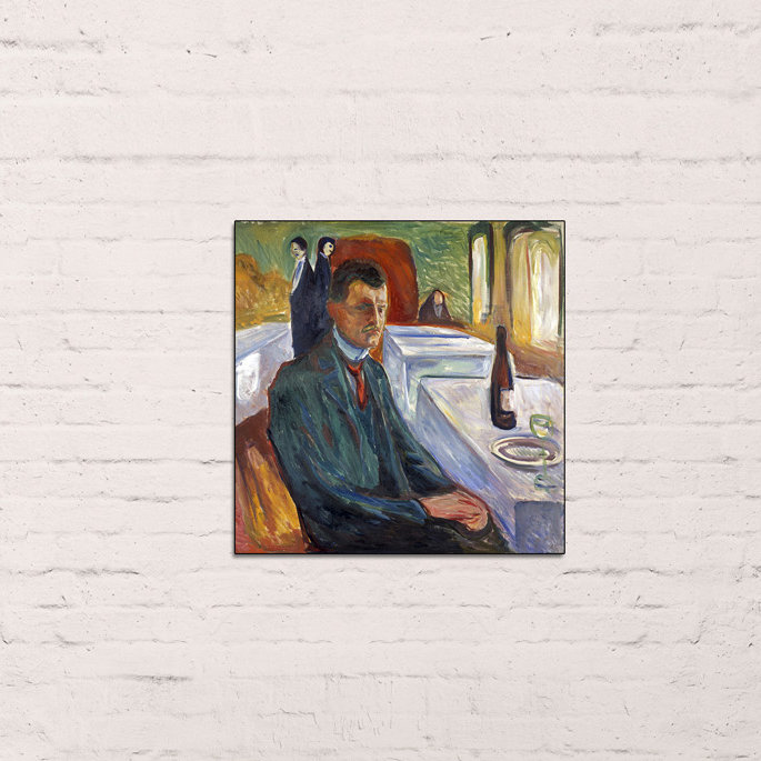 Edvard Munch - Wrapped Canvas Painting, 50cm H x 50cm W x 1.8cm D