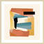 «Bright Terracotta II» par Danny Singh, impression sur bois encadrée-1881387992