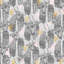 Couverture à motif boho crâne et plumes-21782367