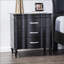 Table de chevet 3 tiroirs Glam