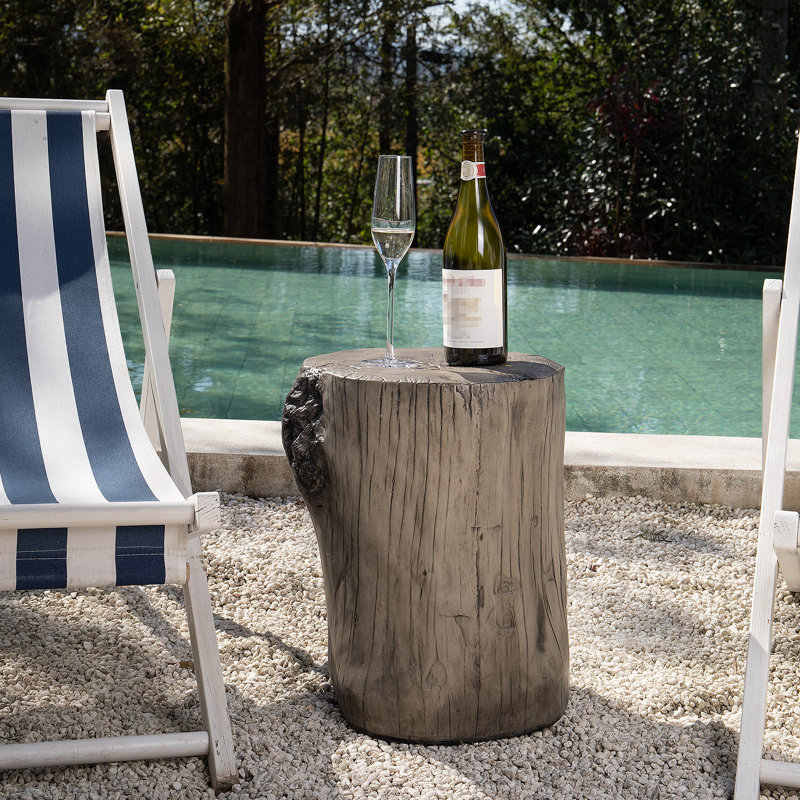 Table d'appoint Kamar, Gris antique
