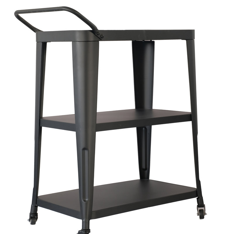Pham Metal Bar Cart, Black
