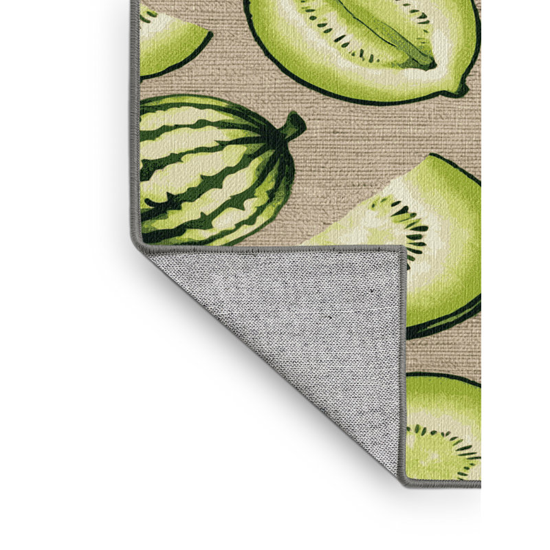  Tapis lavable à motif de fruits miellés, Tapis de couloir 2 pi x 5 pi