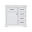 Meuble-lavabo de 36 pouces avec lavabo en céramique, 2 tiroirs et charnières à fermeture en douceur pour un rangement efficace et une conception moderne-101012499