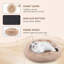 Lit pour chien Donut, lit apaisant pour chiens, lit pour chat lavable-360145471-360145468