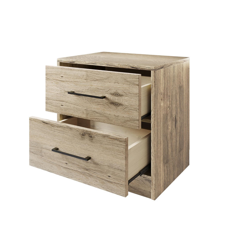 Table de chevet, Chêne clair