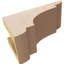 New Brighton cèdre brut grain de bois TimberThane Corbel, apprêté brun clair-88292401