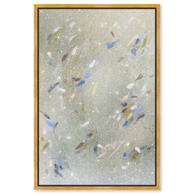 Spontaneous Trace Graphic Art Canvas