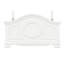 Mobilier de chambre à coucher lit de style classique classique avec finition blanche et lit simple