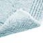 Tapis bleu pour salle de bain réversible 21 x 34 po, 100% coton, 3000 g / m²