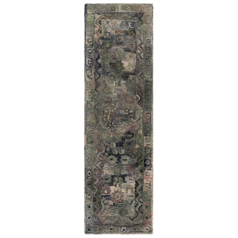 Anatolia 411 Hand Tufted Performance Oriental Rug, Runner 2'3" x 8'