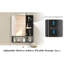 Miroir de rangement pour salle de bain de 30 po de largeur et 24 po de profondeur avec armoire, structure en aluminium, noir, tablettes réglables pour structure d'armoire de toilette, rangement