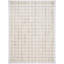 Tapis d'intérieur lavable à carreaux Seranova de Rug Branch, 244 x 335 cm, beige. Tapis moderne résistant aux taches, idéal pour le salon, la chambre à coucher, la salle à manger, la cuisine et le bureau.-14162073