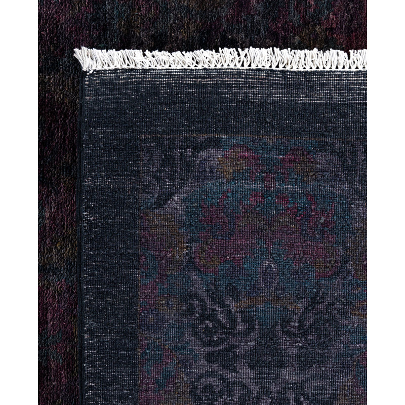Overdyed One-of-a-Kind 12' 1" X 15' 3" Hand Knotted Area Rug