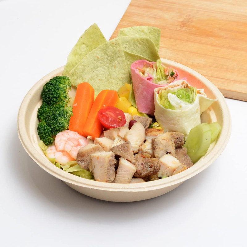 100 Pack 32 Oz Disposable Paper Bowls