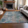 Premium Machine Washable Cerrito AMF573 Teal Rug