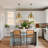 1-Light Dimmable Metal Dome Pendant