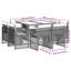 Patio Dining Set with-60721922-60721927-60721925