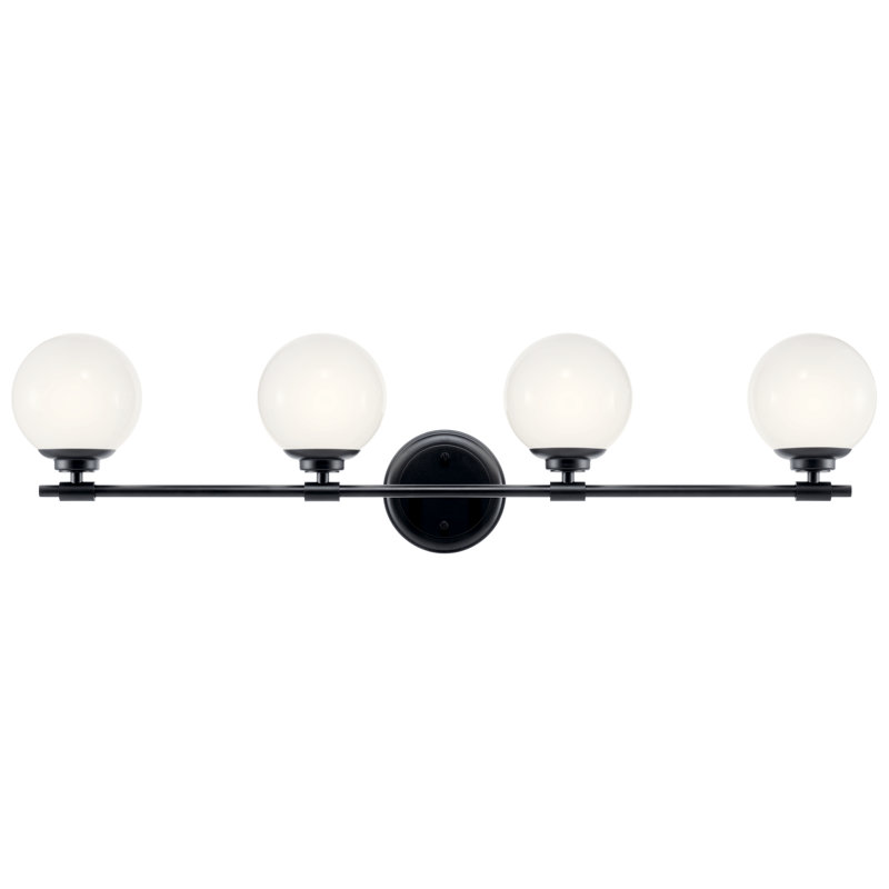 Tomasita 4 - Light Dimmable Vanity Light, Black