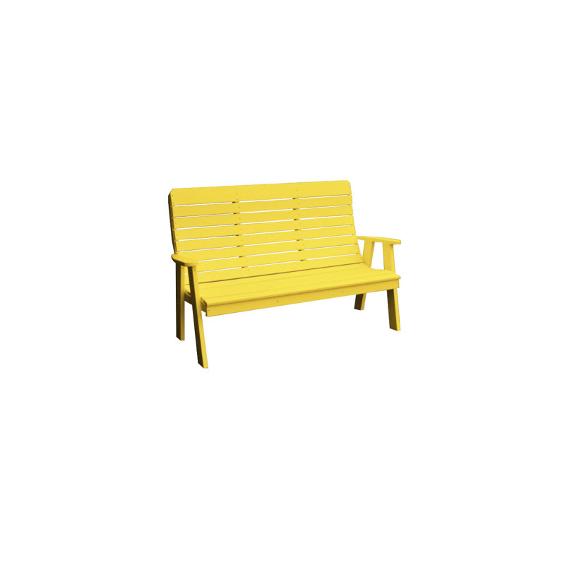 Banc de jardin 4 'Winston, Jaune