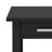 Kitchener 14"W Solid Wood Contemporary Narrow Rectangular End Table with Drawer, Open Shelf and X-Design-617935911-554233599