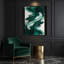 «Abstract Landscape 44», art mural sur toile verte-1626142706