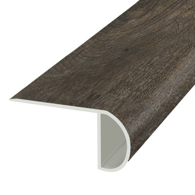 Plastic 2.23 in. W x 94 in. L Stair Nose in