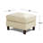 Bella Leather Storage Ottoman