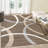 Modern Machine Washable Rug Low Pile Non Slip Geometric Rug Foldable Stain Resistant Rugs for Living Room Bedroom Indoor Ultra Thin Carpet-966352392