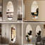 Miroir ovale 65 "x 24", transparent, incassable, pour la maison et le salon-129975733