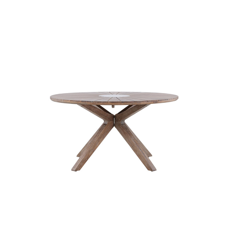Geena Round Outdoor Round Dining Table , 140cm cm W 140cm cm D